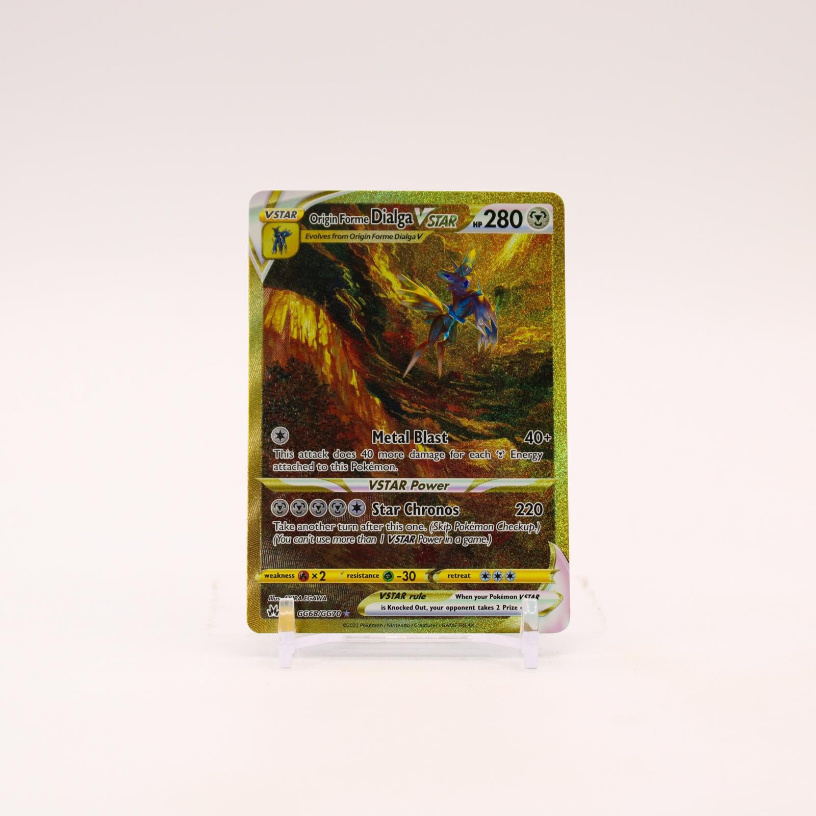 Origin Forme Dialga VSTAR - GG68/GG70 Crown Zenith Galarian Gallery Pokemon - NM/LP