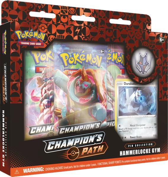 Pokemon Collection Box - Champion's Path - Hammerlocke Gym Pin Collection