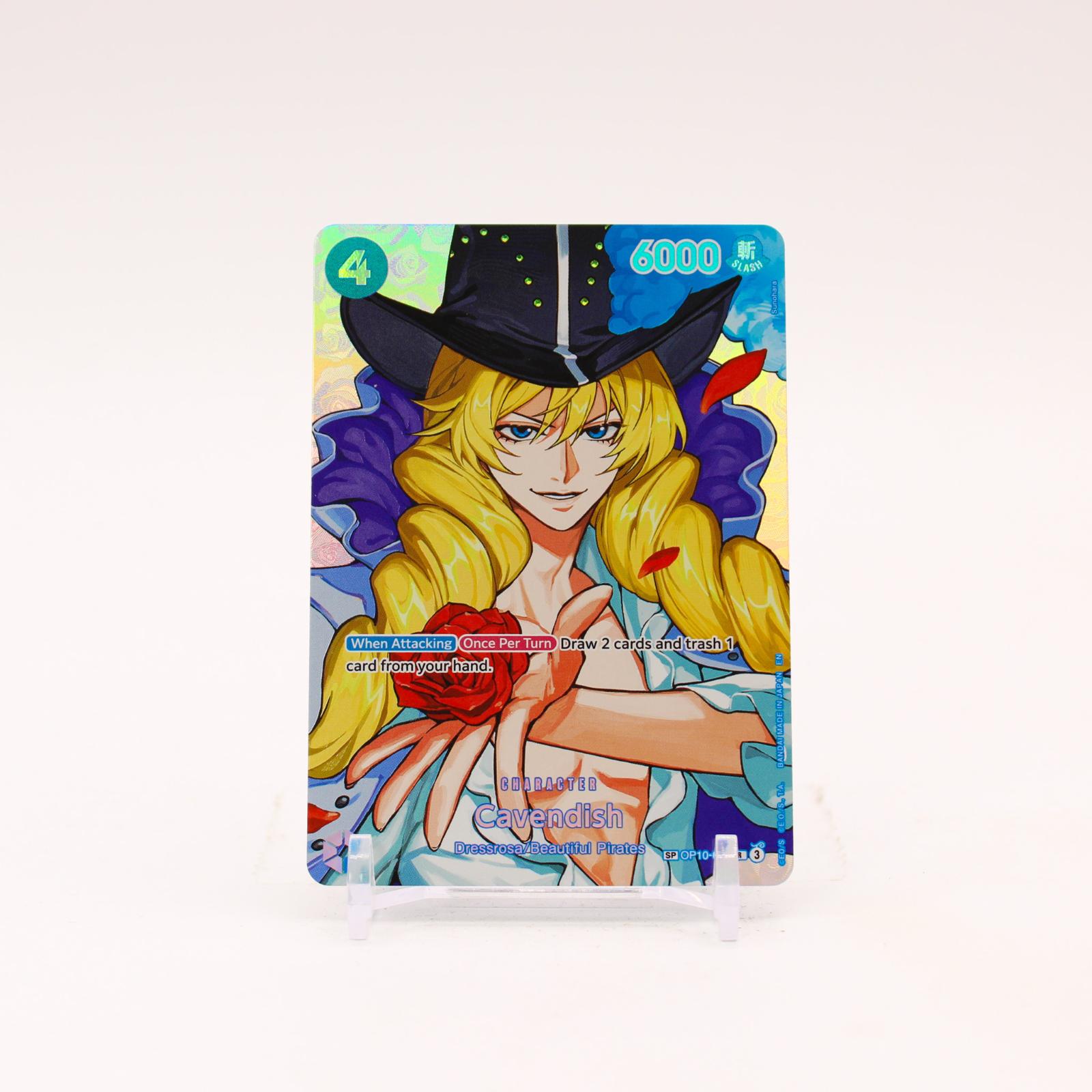 Cavendish SP - OP10-045 The Time of Battle Foil R One Piece - NM/MINT