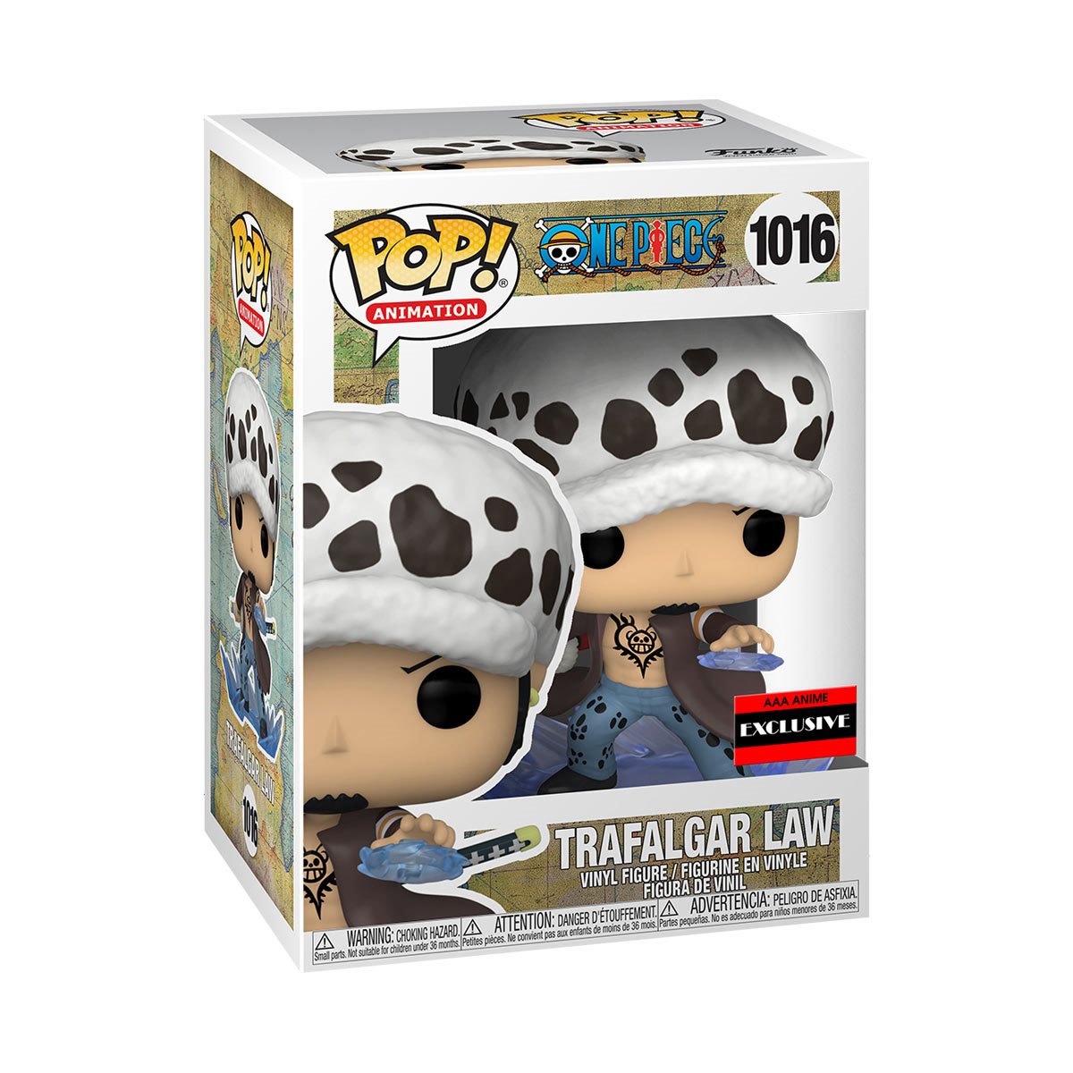 Funko POP - One Piece Vinyl Figure - Trafalgar Law Room Attack 1016 AAA Anime Exclusive
