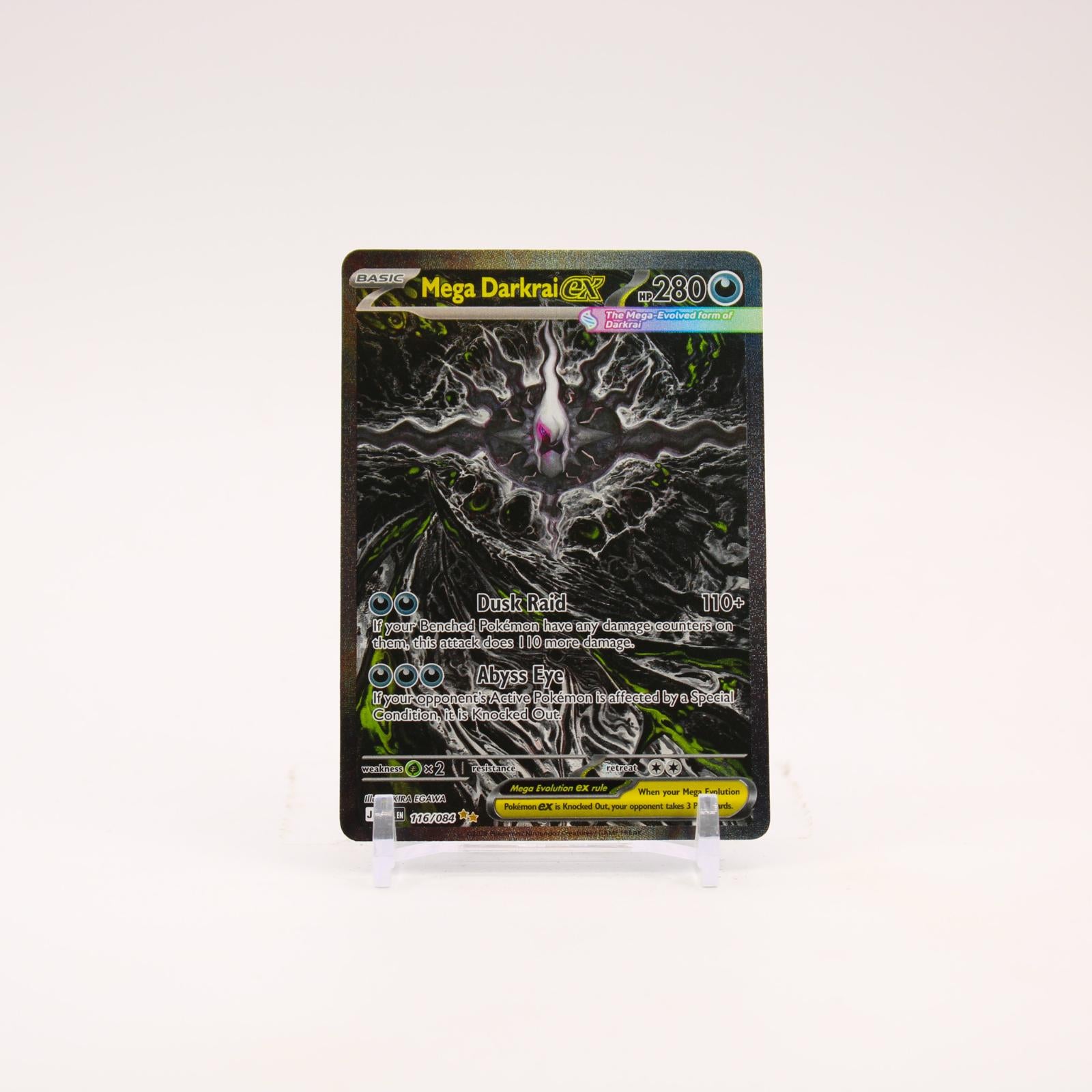 Mega Darkrai ex - 116/084 Pitch Black Special Illustration Pokemon - NM