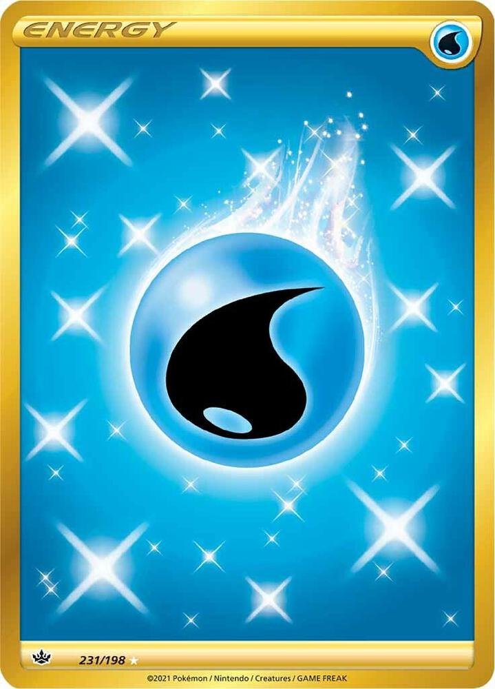 Water Energy - 231/198 Chilling Reign Gold - NM/MINT