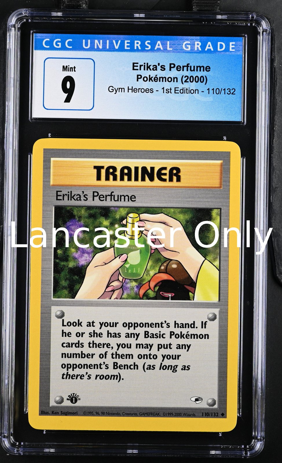 Erika's Perfume - 110/132 CGC 9 Gym Heroes - 1st Ed. Pokemon