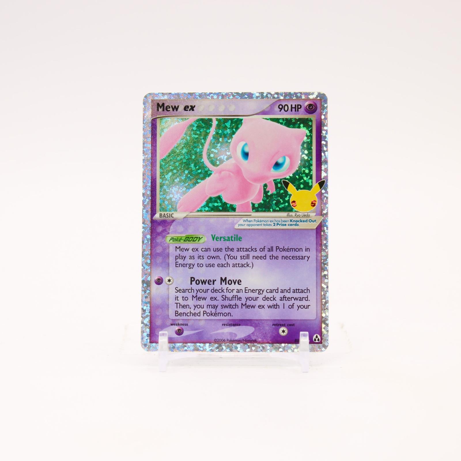 Mew ex - 88/92 Celebrations 25th Classic Collection Holo Ultra Rare Pokemon - NM