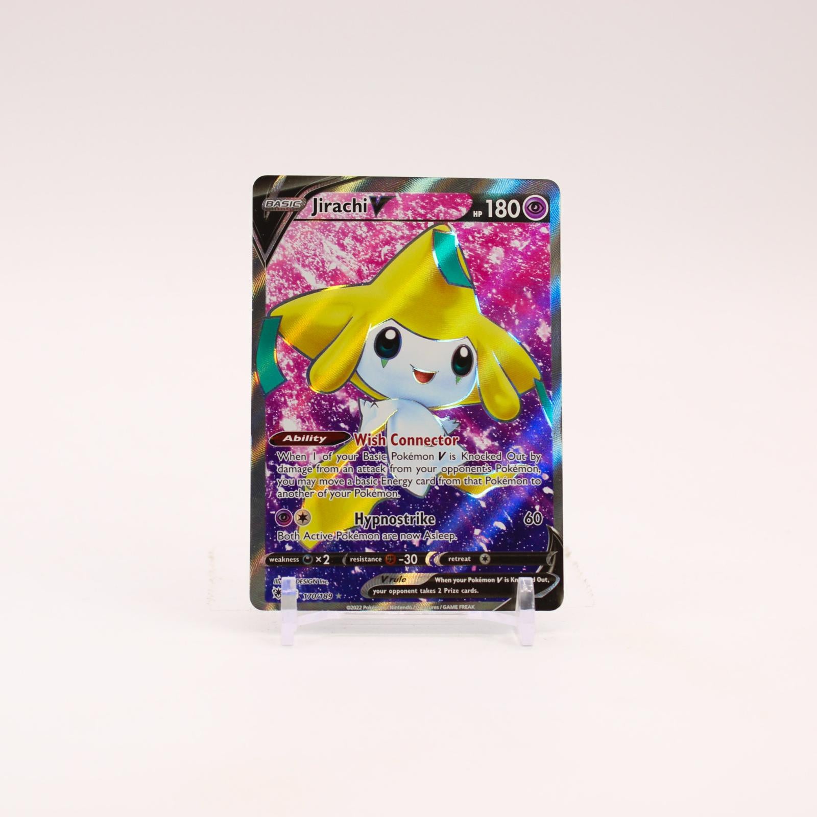 Jirachi V - 170/189 Astral Radiance Full Art Pokemon - NM/LP