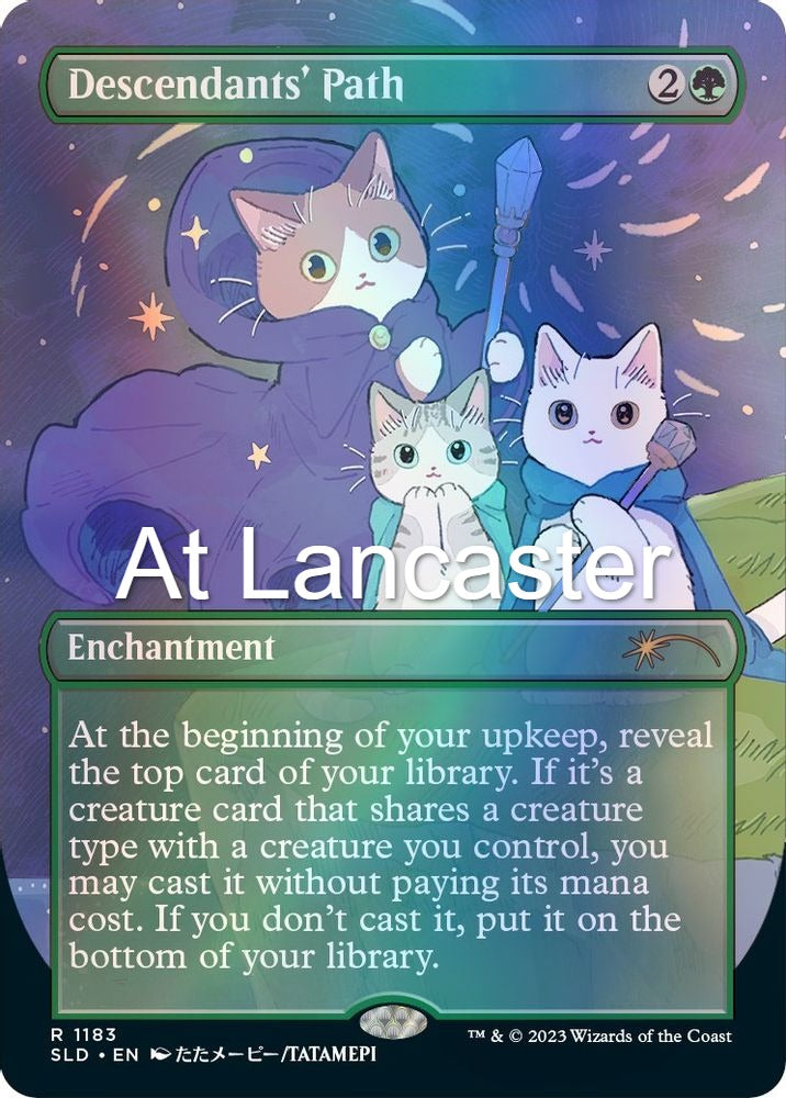 Descendants' Path - 1183 Secret Lair Drop Series Rare Magic: The Gathering - NM (Lanc)