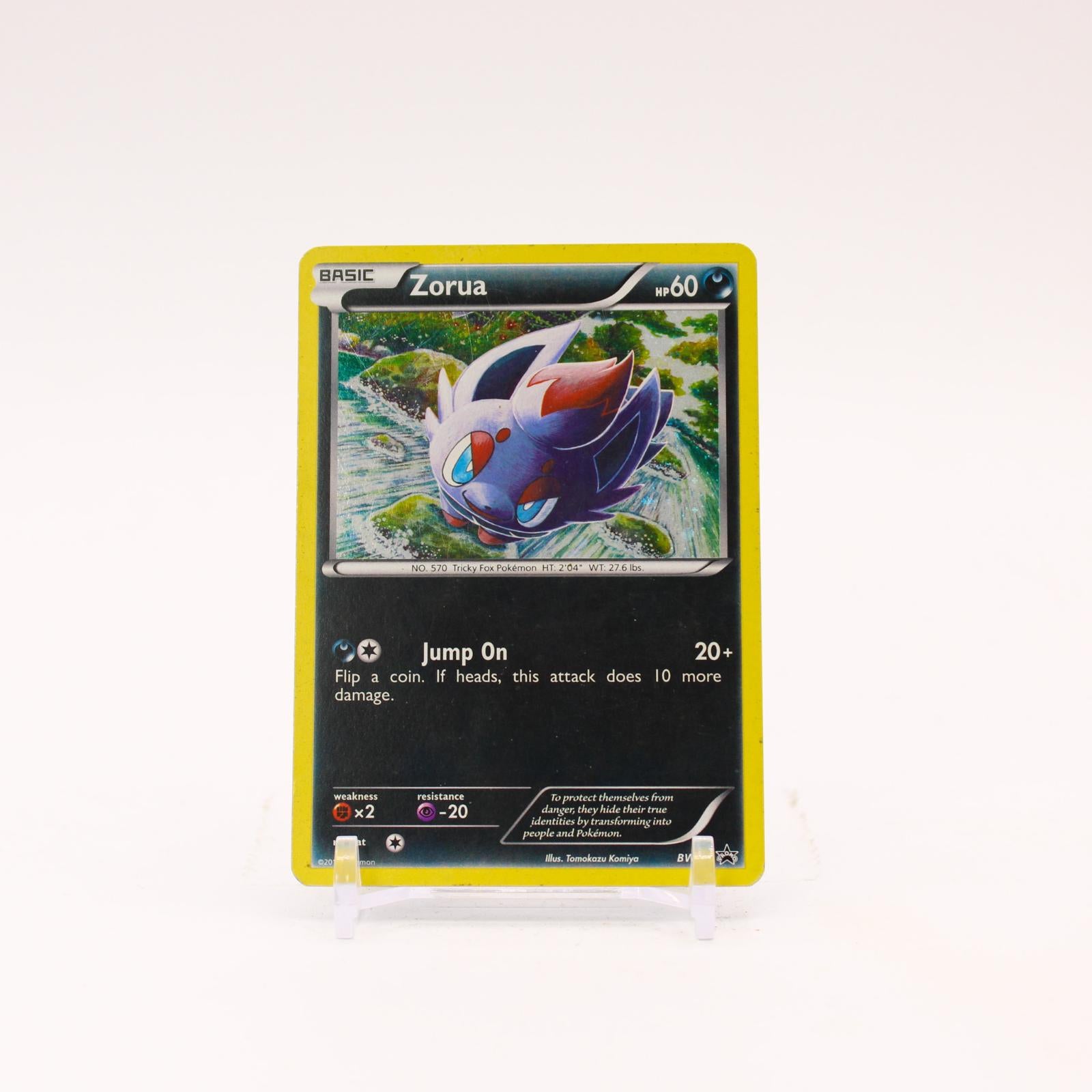 Zorua - BW12 Black And White Holo Promo Pokemon - MP