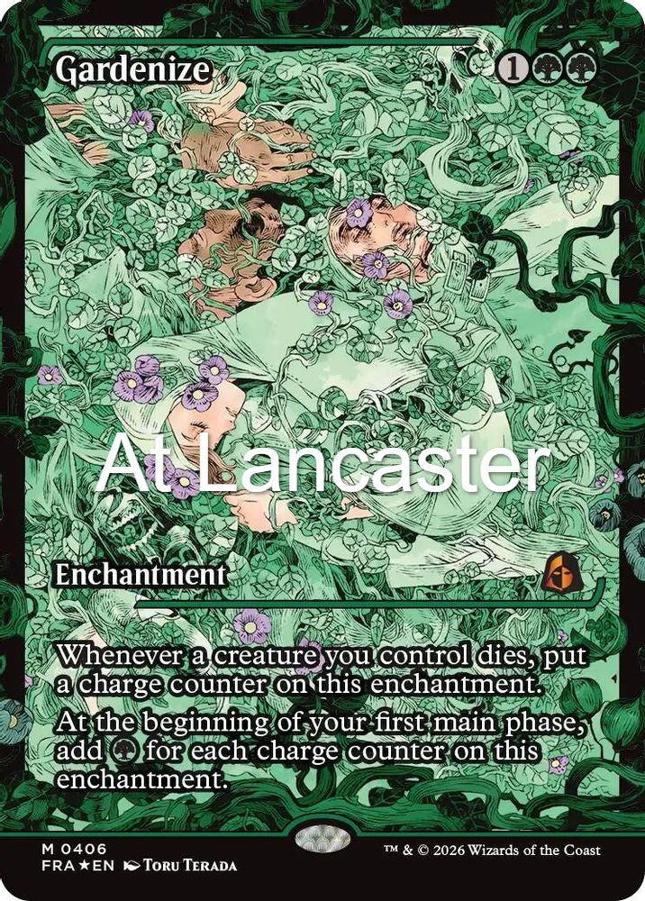 Gardenize (Showcase) (0406) - 406 Reality Fracture Mythic Magic: The Gathering - NM (Lanc)
