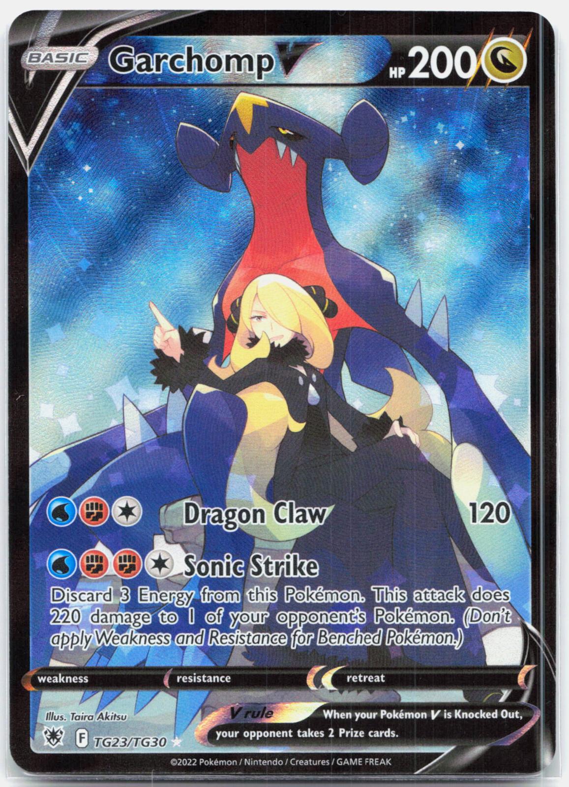 Garchomp V - TG23/TG30 Astral Radiance Trainer Gallery Pokemon - NM/LP