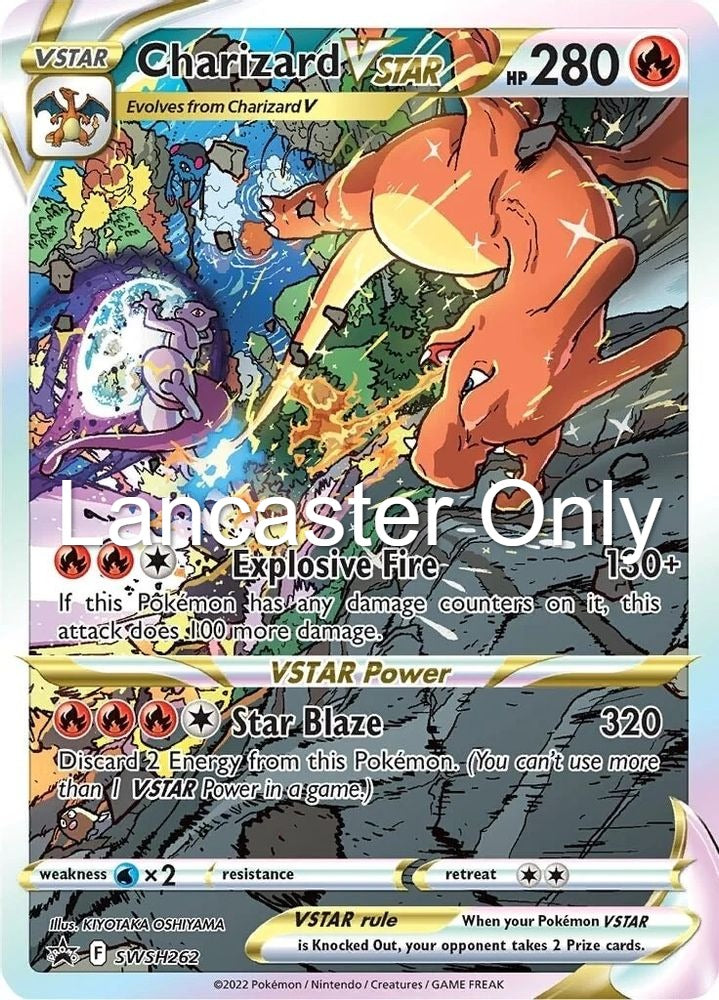 Charizard VSTAR - SWSH262 Sword & Shield Promo Holo Promo Pokemon - NM (Lanc)