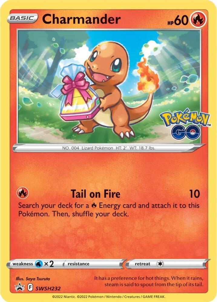 Charmander - SWSH 232 Black Star Promo Pokemon - NM/MINT
