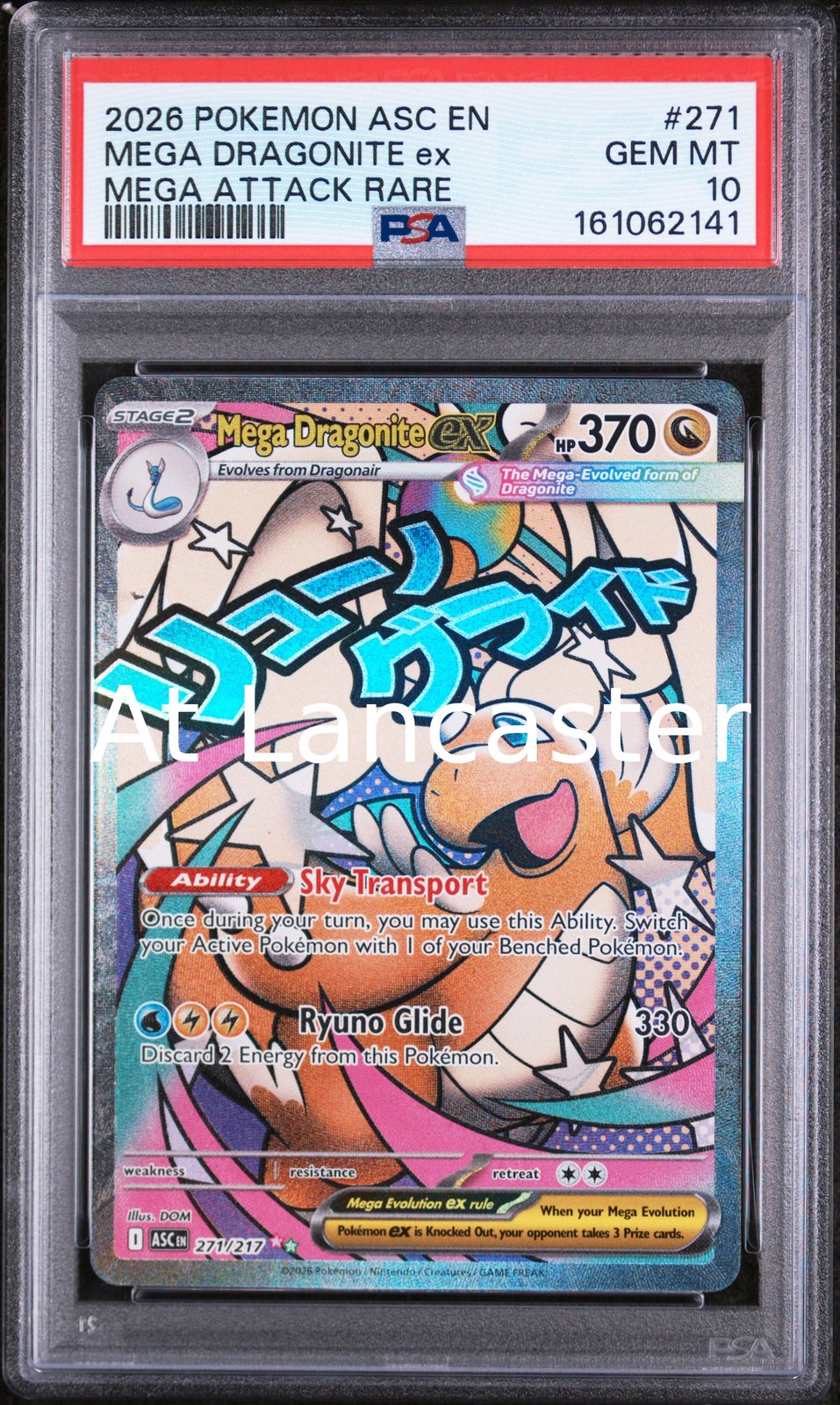 Mega Dragonite EX - 271 PSA 10 Ascended Heroes Attack Rare Pokemon