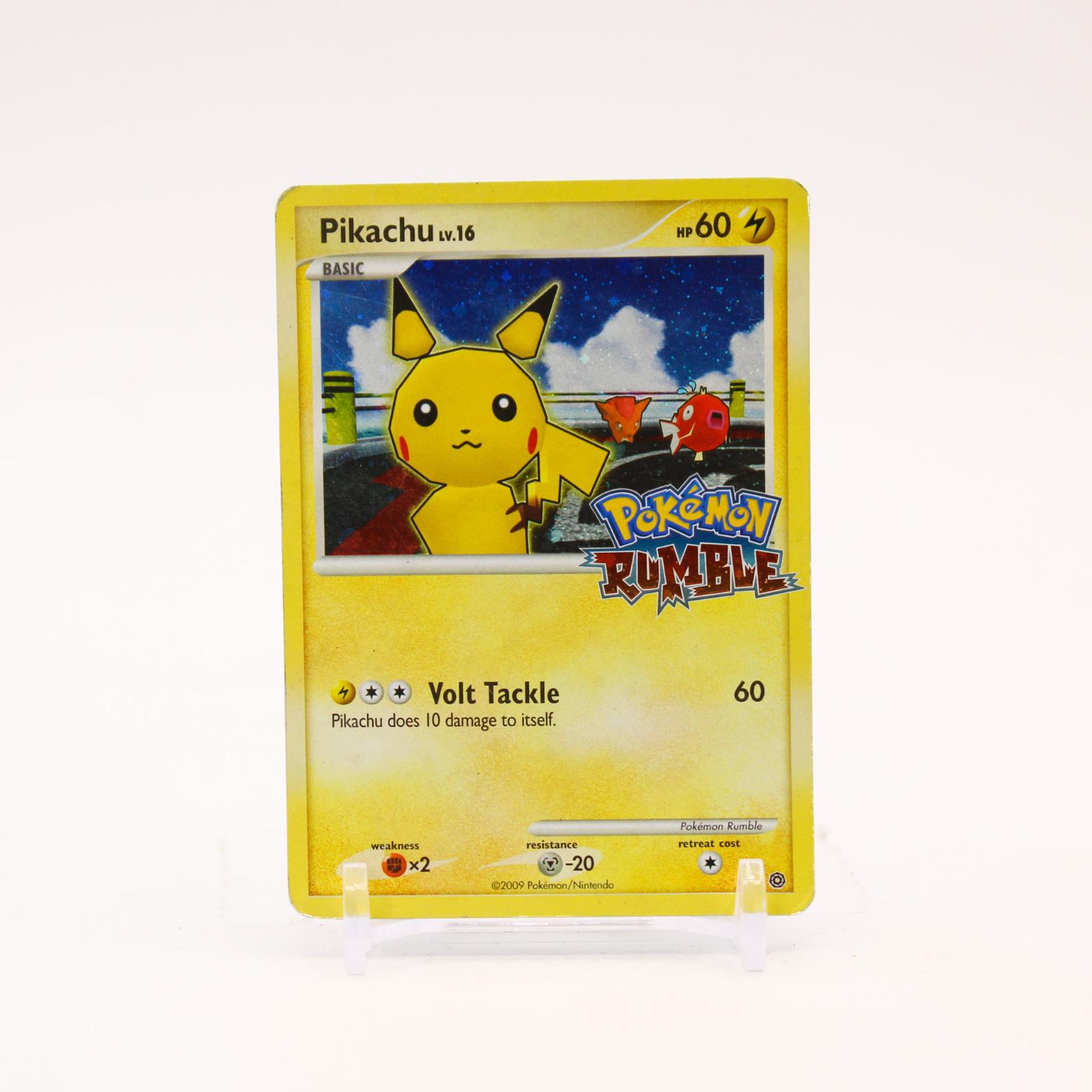 Pikachu - 7/16 Pokemon Rumble Holo Pokemon - HP