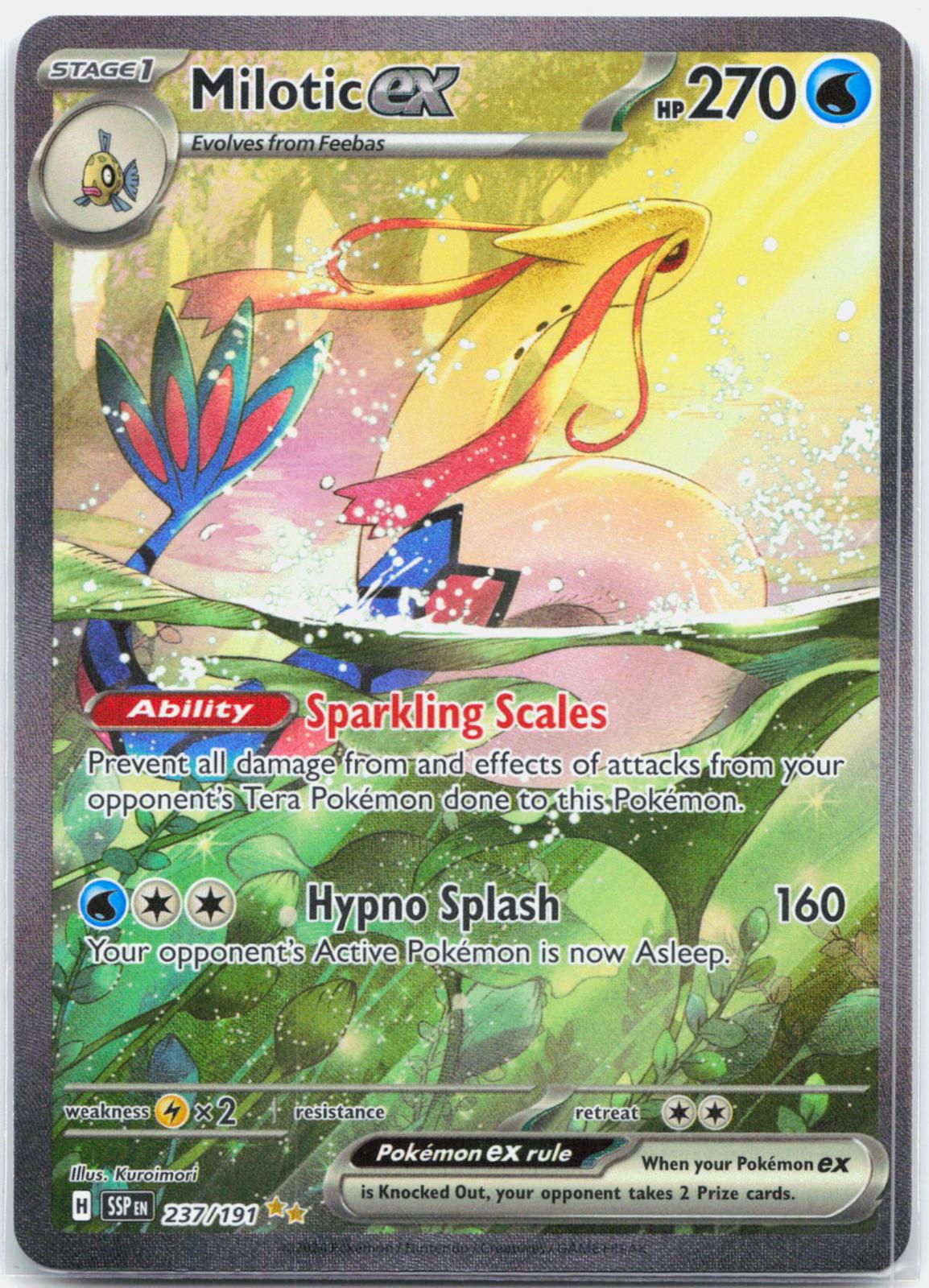 Milotic ex - 237/191 Surging Sparks Special Illustration Pokemon - NM