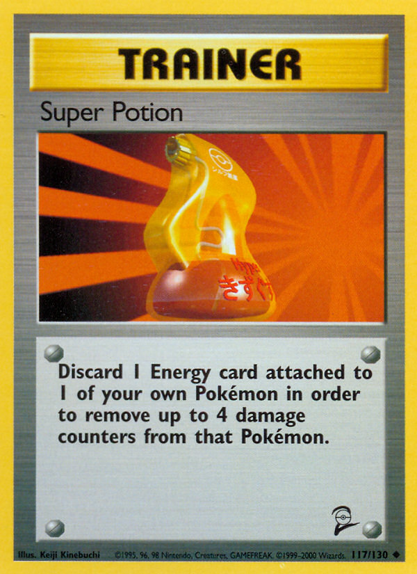 Super Potion - 117/130 Base Set 2 Uncommon Pokemon - NM