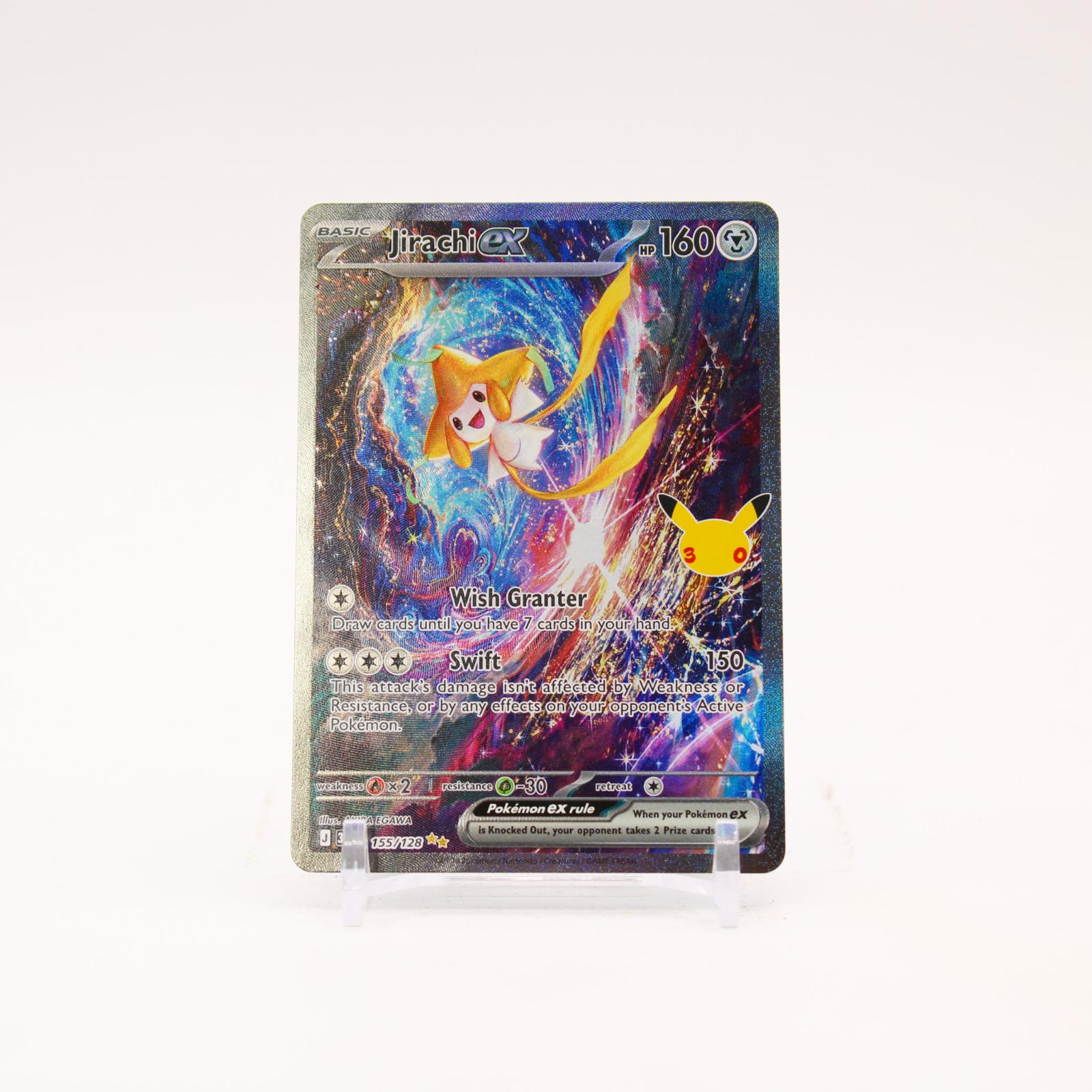 Jirachi ex - 155/128 30th Celebration Special Illustration Pokemon - NM/MINT