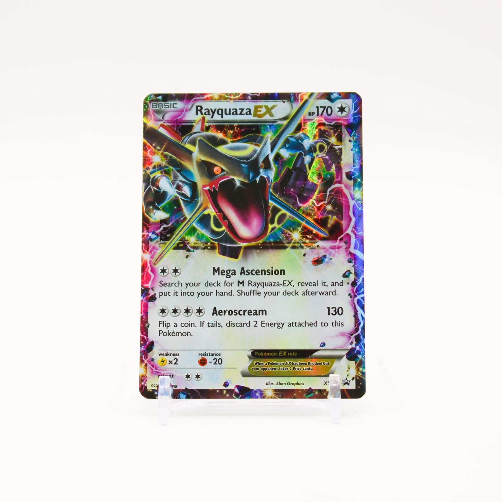 Rayquaza EX - XY69 Black Star Shiny Holo Promo Pokemon - MP