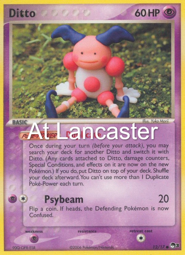 Ditto - 12/17 POP Series 3 Common Pokemon - LP (Lanc)