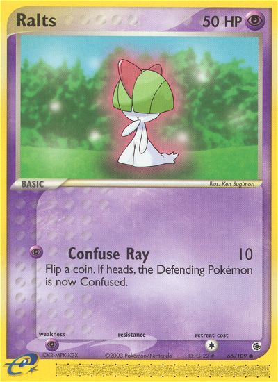 Ralts - 66/109 Ruby & Sapphire Common Pokemon - NM