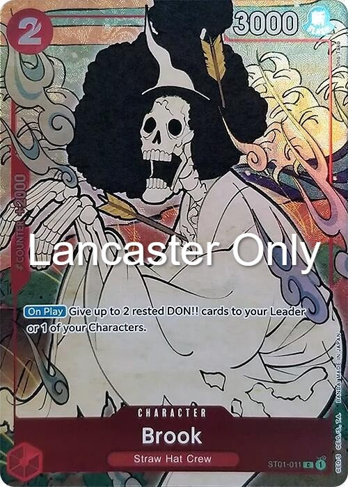 Brook (English Version 1st Anniversary Set) - ST01-011 One Piece Promotion Cards Foil Common One Piece - NM (Lanc)