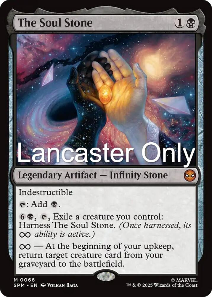 The Soul Stone - 66 Marvel's Spider-Man Mythic Magic: The Gathering - NM (Lanc)