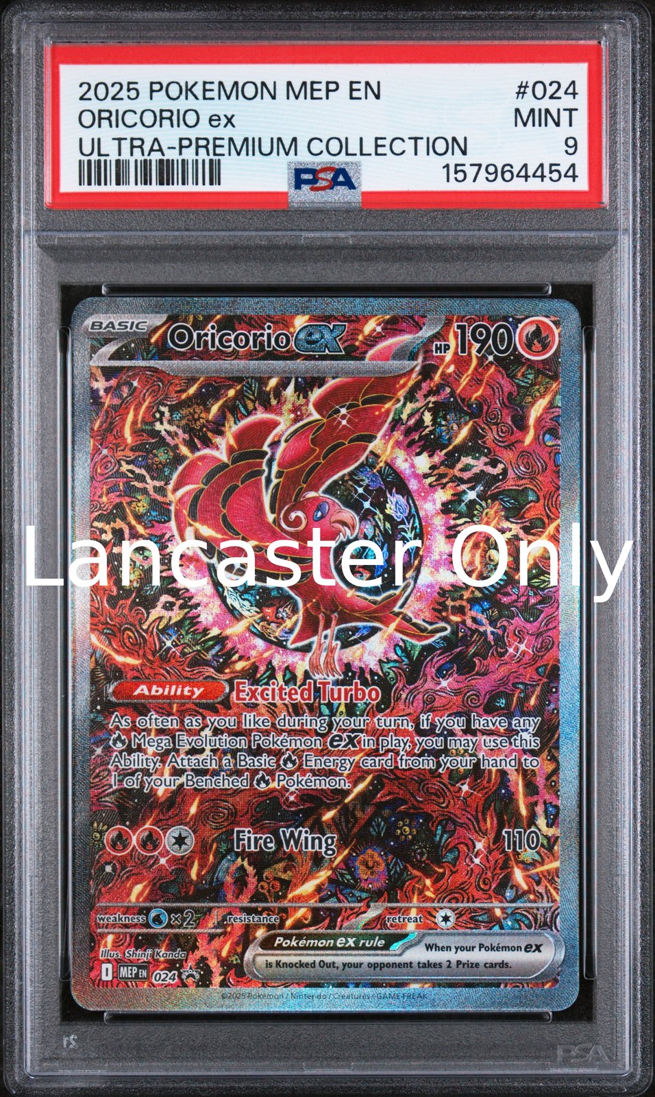 Oricorio EX - 024 PSA 9 Black Star Promo Ultra Premium Collection Pokemon