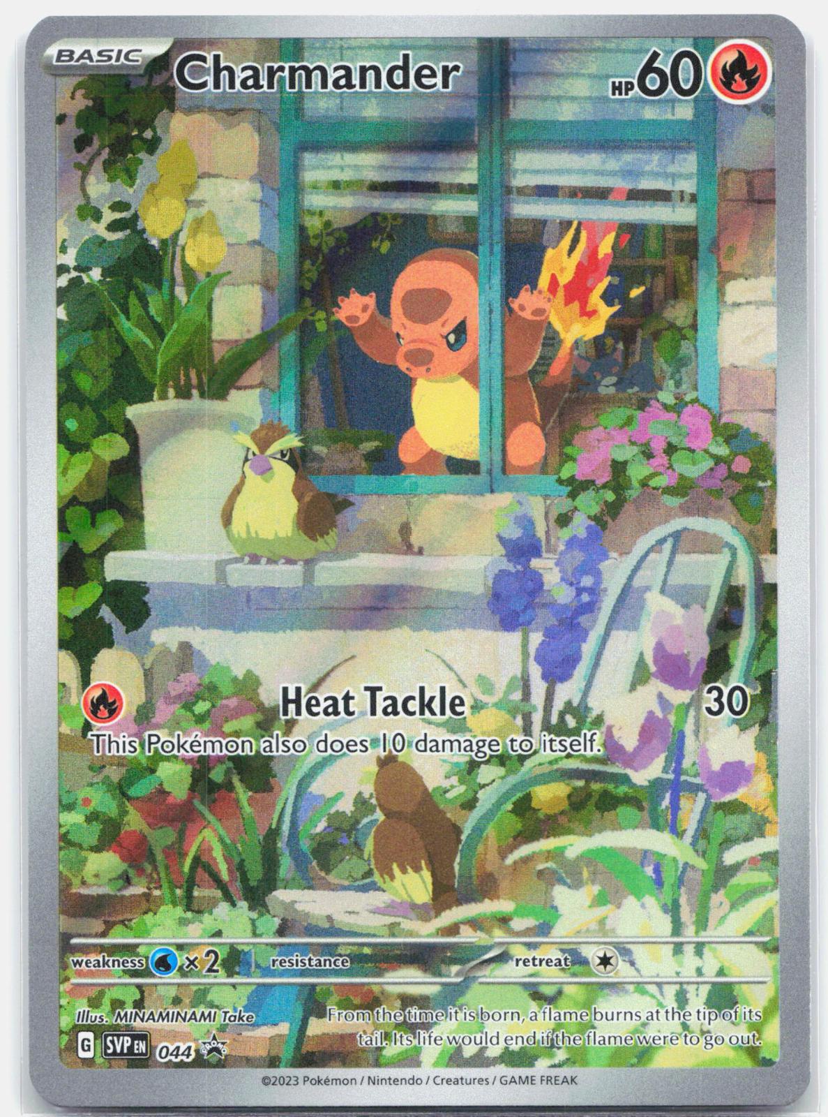 Charmander - SVP044 Scarlet & Violet Illustration Promo Pokemon - NM