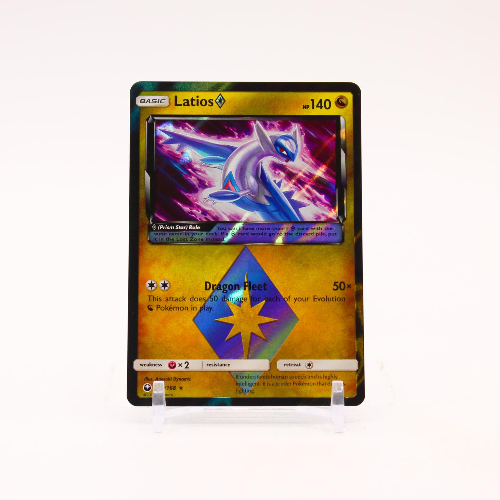 Latios - 108/168 Celestial Storm Holo Prism Star Rare Pokemon - NM/LP