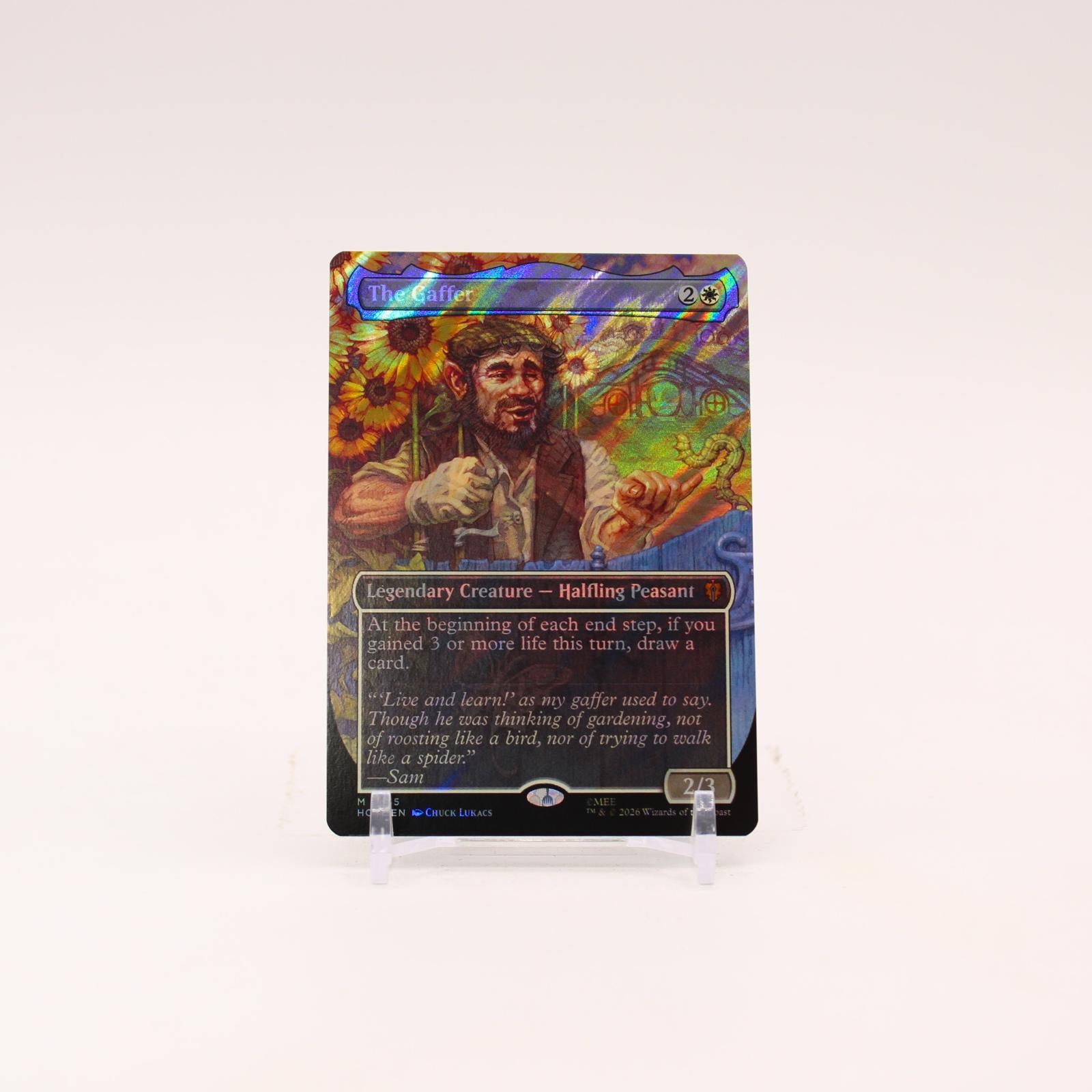 The Gaffer Borderless Surge Foil - 55 The Hobbit Mythic Magic - NM
