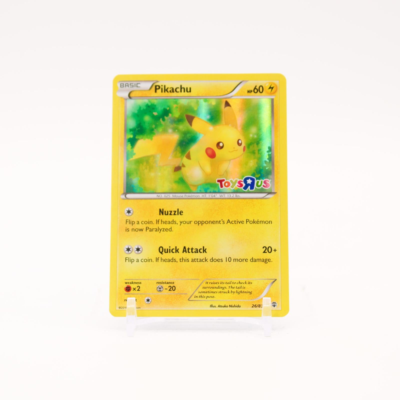 Pikachu - 26/83 Generations Toys R Us Holo Promo Pokemon - LP/MP