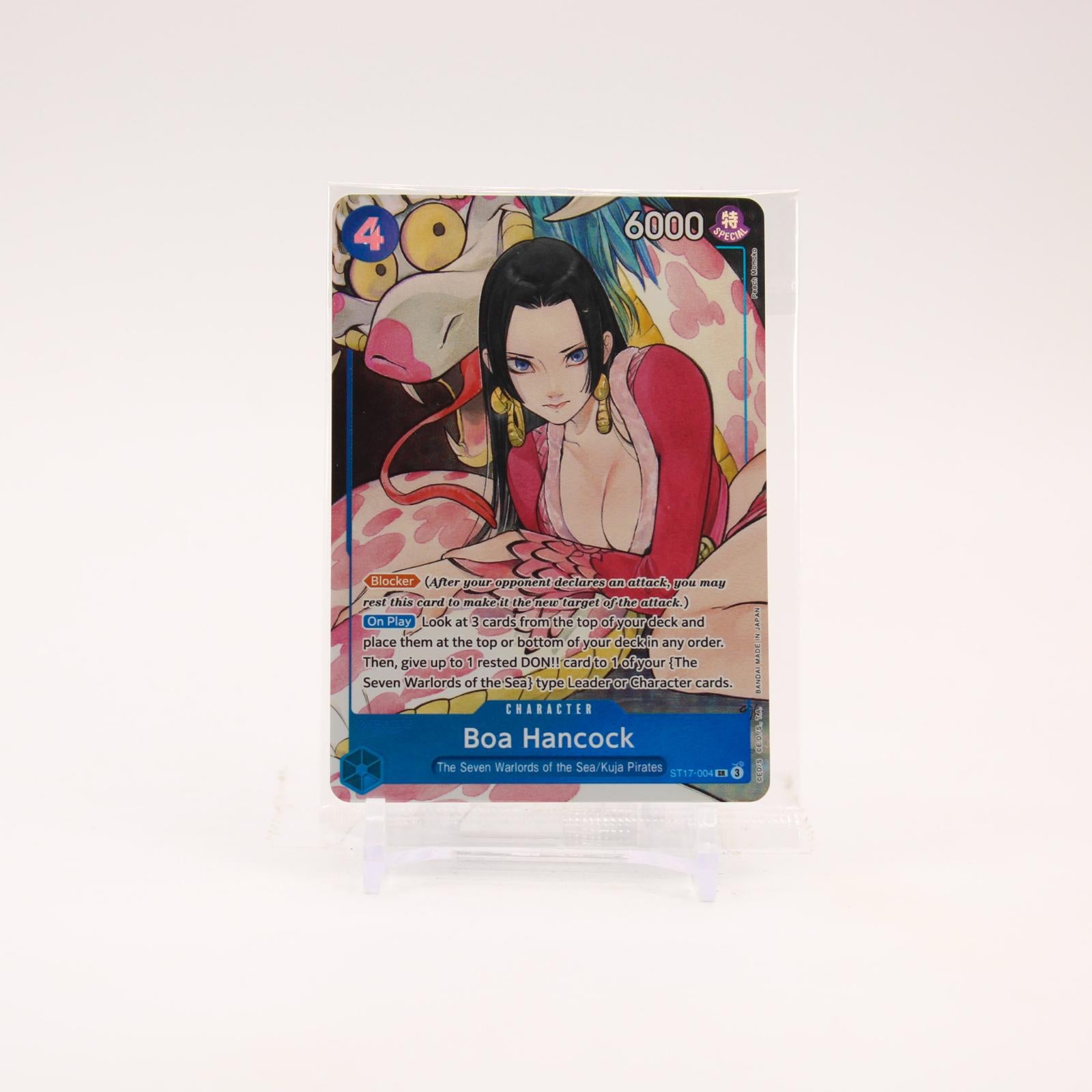 Boa Hancock Textured - ST17-004 SEALED Illustration Box Vol. 1 Promo SR One Piece - NM/MINT