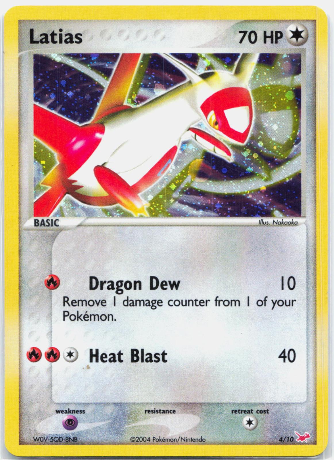 Latias - 4/10 EX Trainer Kit Latias Holo Pokemon - LP