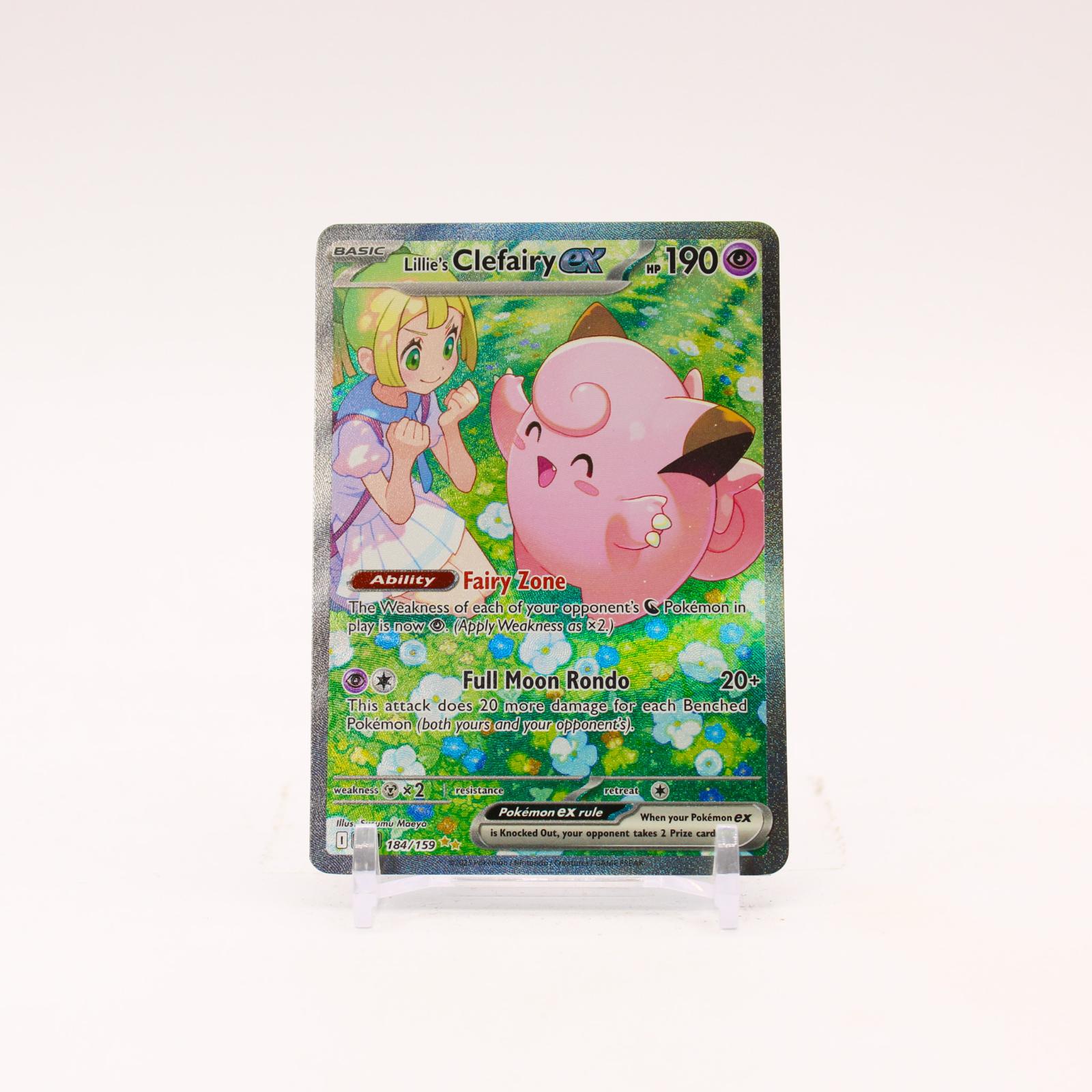 Lillie's Clefairy ex - 184/159 Journey Together Special Illustration Pokemon - NM