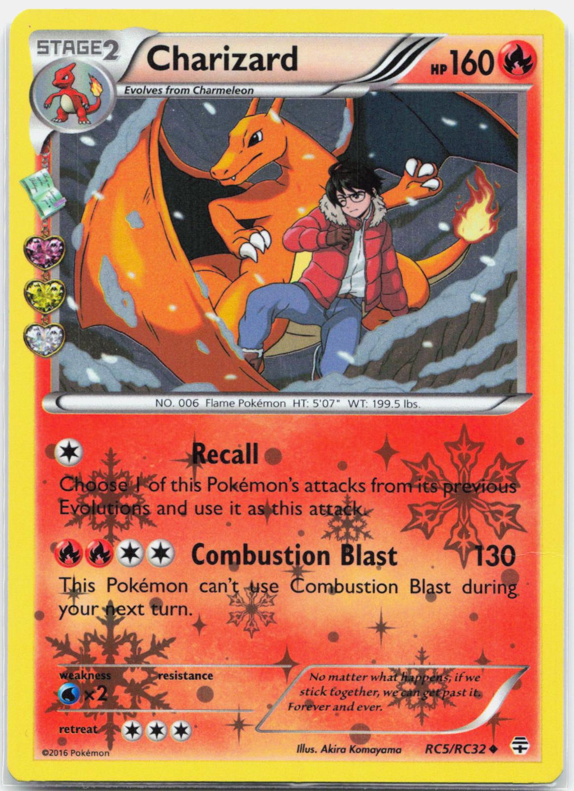 Charizard - RC5/RC32 Generations Holo Uncommon Pokemon - LP/MP