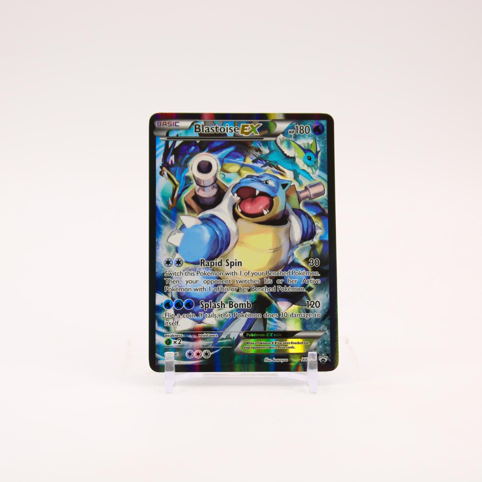 Blastoise EX - XY122 Black Star Full Art Promo Pokemon - NM/LP