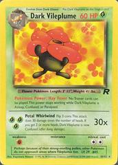 Dark Vileplume - 30/82 Team Rocket Rare Unlimited Pokemon - NM