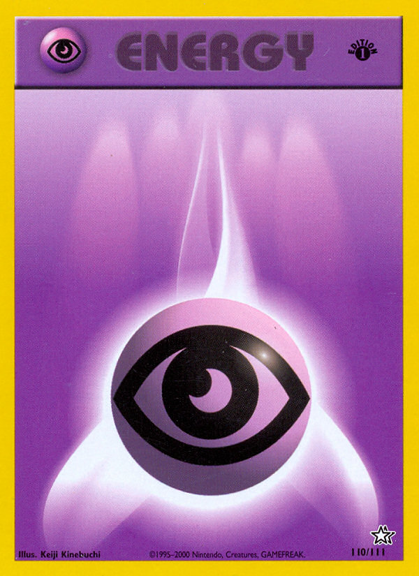 Psychic Energy - 110/111 Neo Genesis Unlimited Pokemon - NM