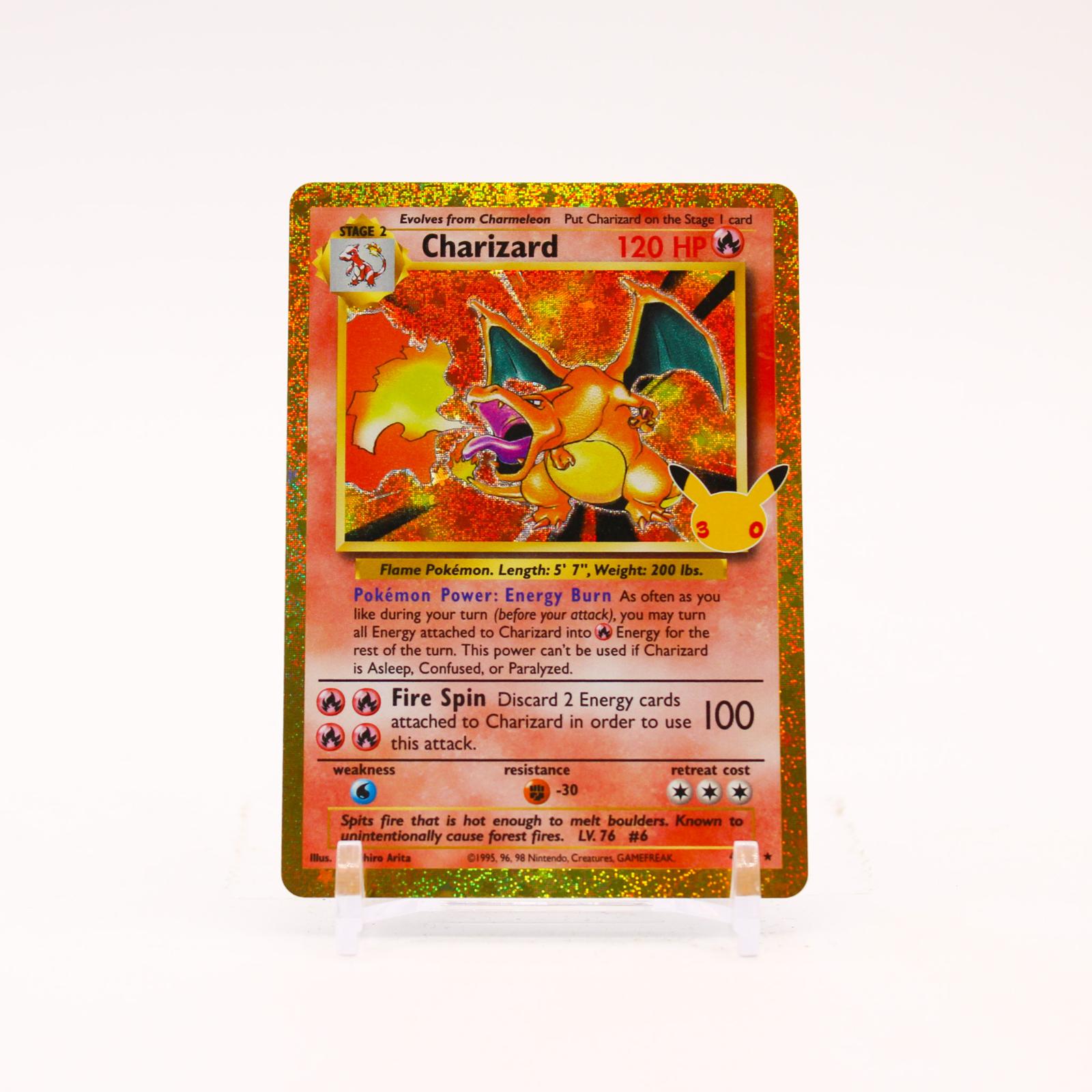 Charizard - 4/102 30th Celebration Classic Collection Holo Pokemon - NM