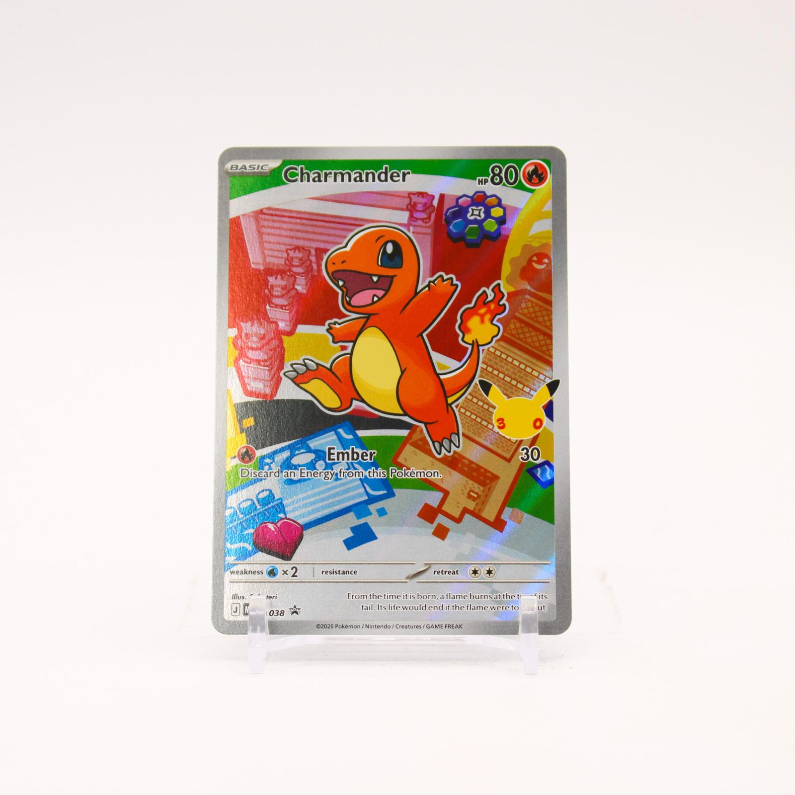 Charmander - MEP038 Mega Evolution First Partner Holo Promo Pokemon - NM