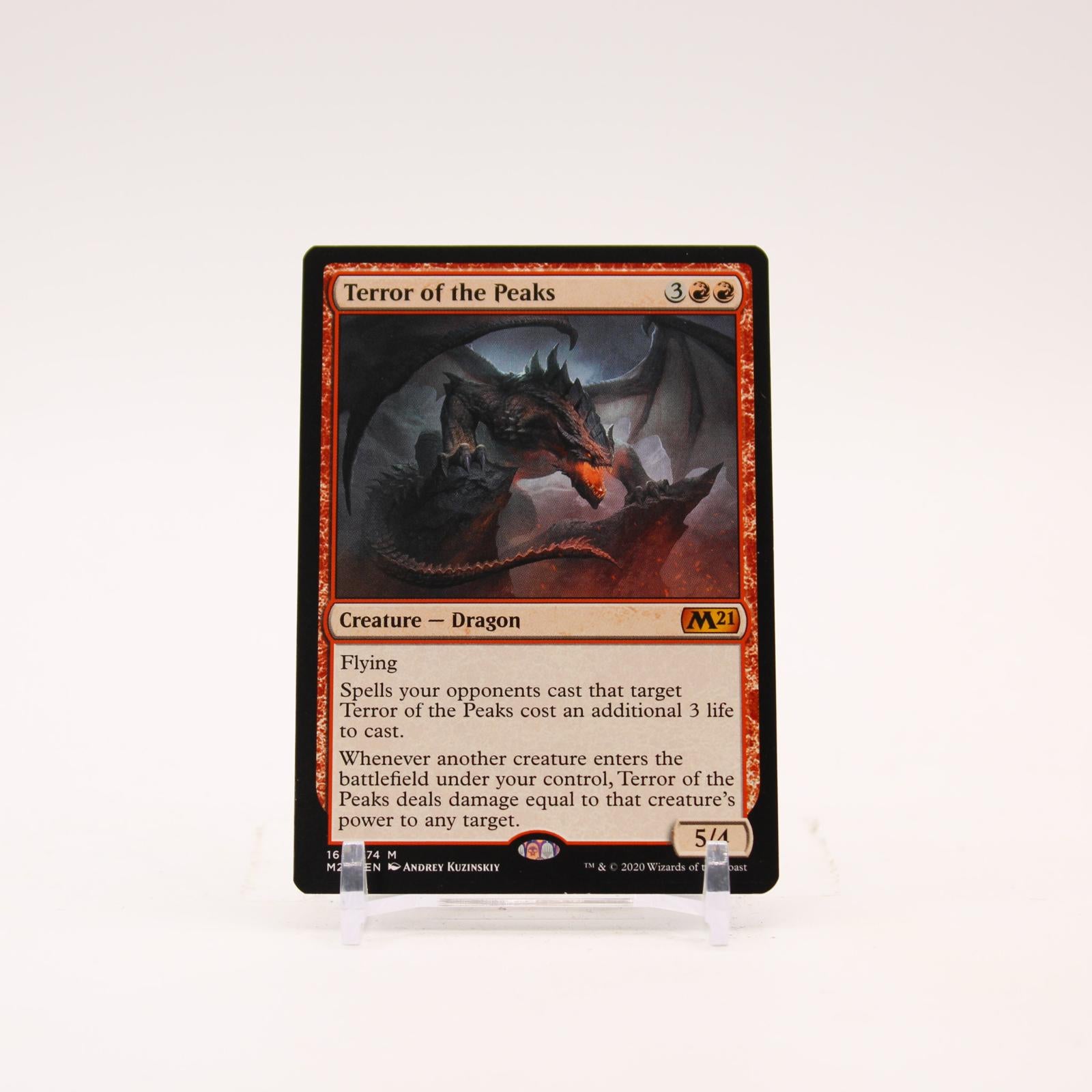 Terror of the Peaks - 164 Core Set 2021 Mythic Magic - NM/LP