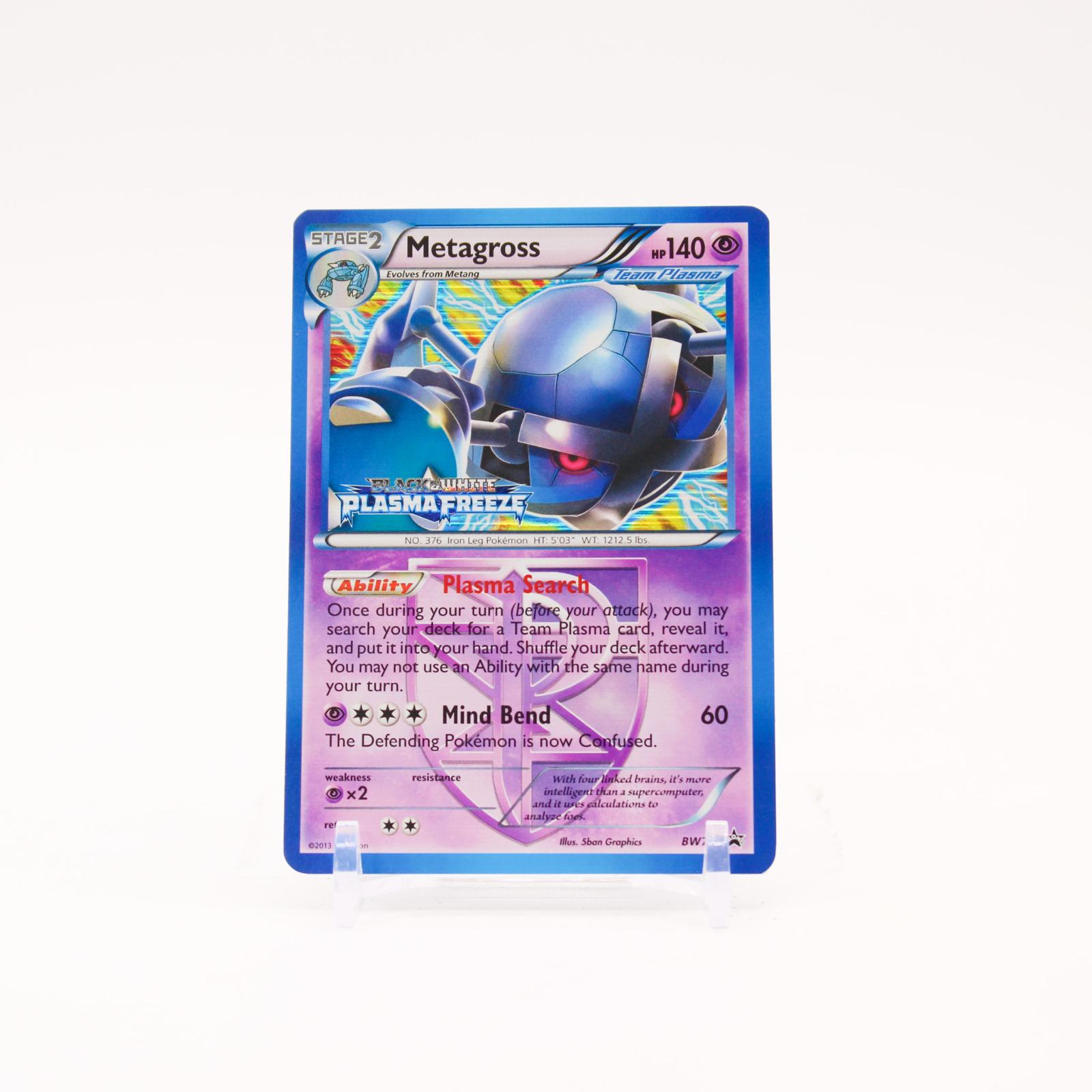 Metagross - BW75 Plasma Freeze Prerelease Holo Promo Pokemon - NM/LP