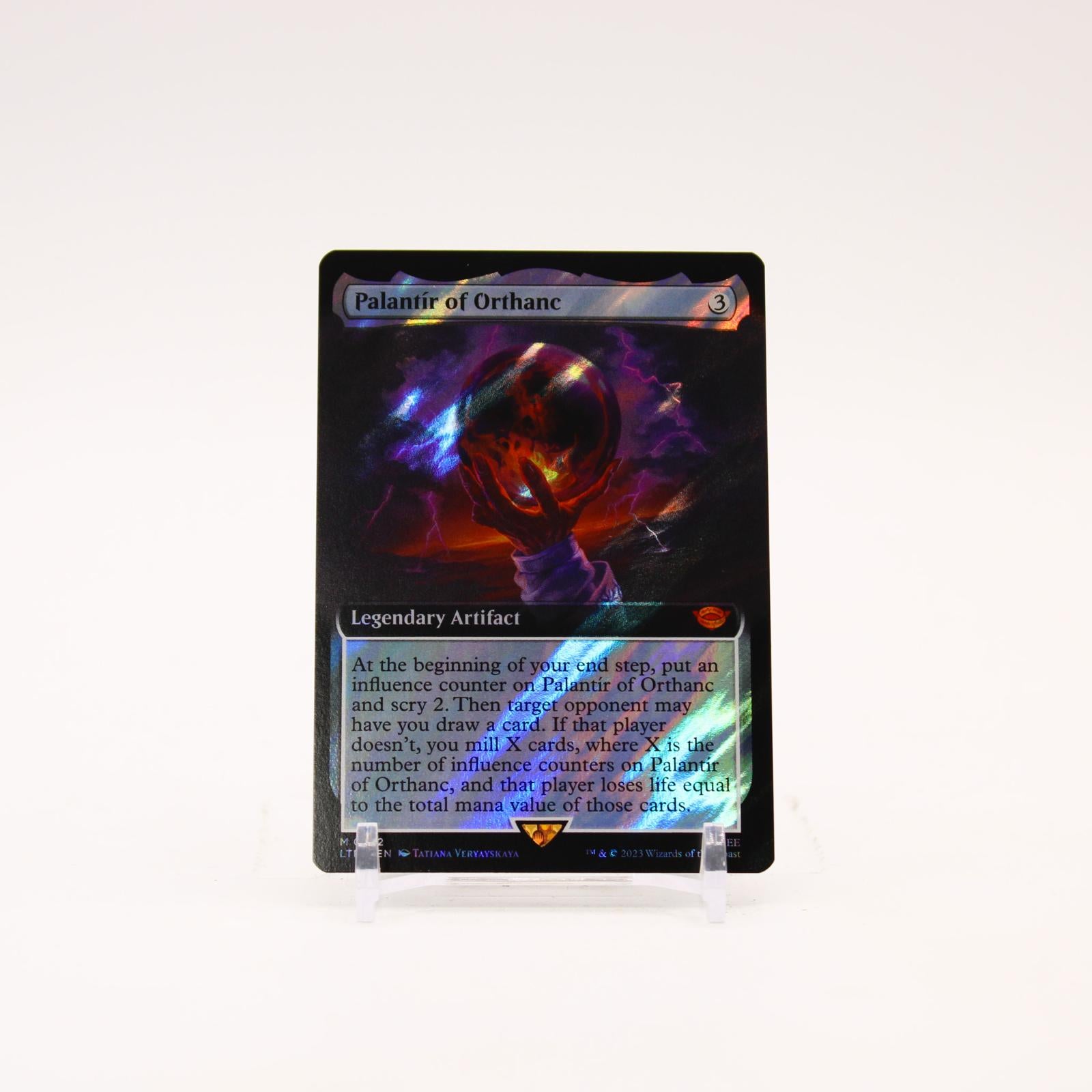 Palantir of Orthanc Extended Art Surge Foil - 792 The Lord of the Rings Mythic Magic - NM