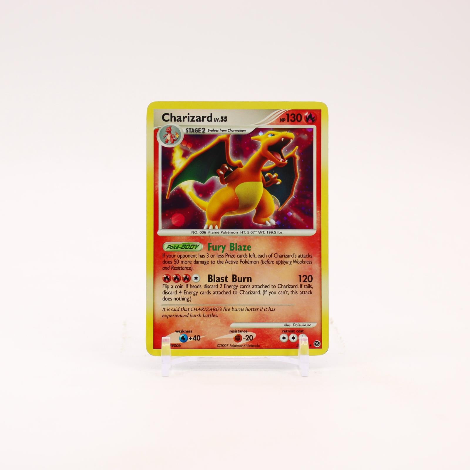 Charizard - 3/132 Secret Wonders Holo Rare Pokemon - LP/MP