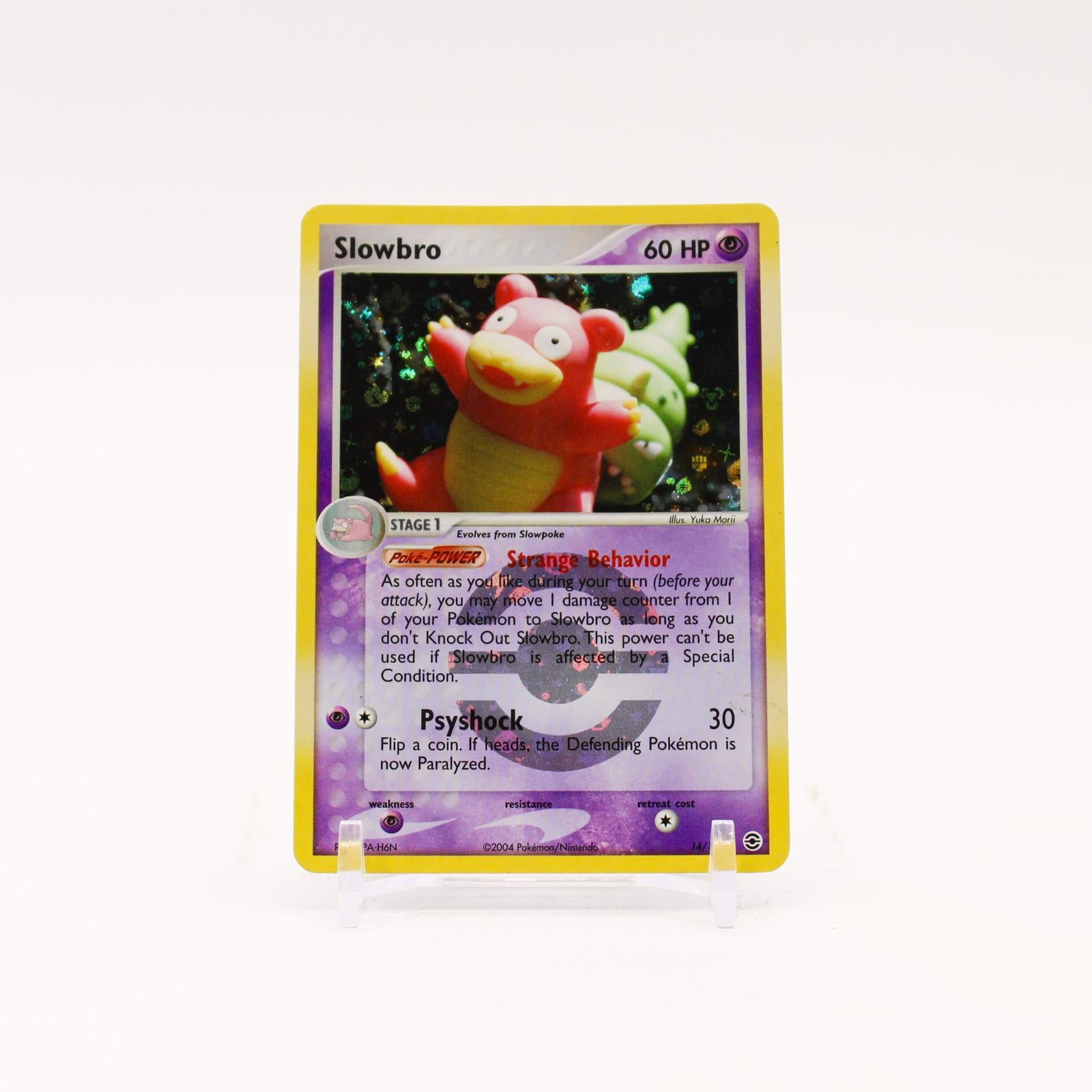 Slowbro - 14/112 FireRed & LeafGreen Reverse Holo Rare Pokemon - LP