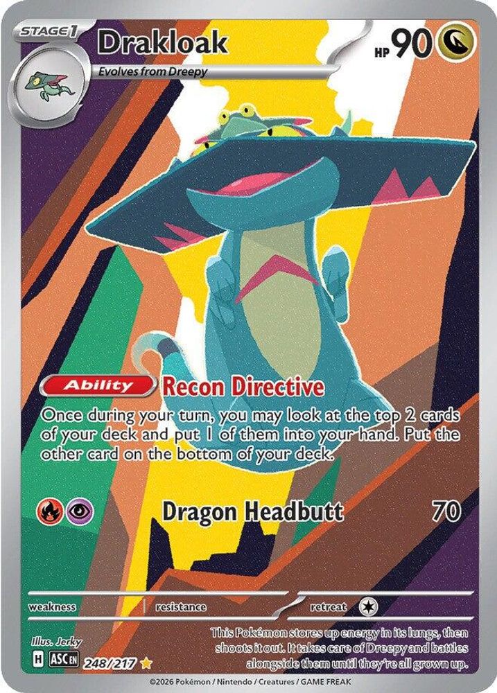 Drakloak - 248/217 Ascended Heroes Illustration Rare Holo Pokemon - NM