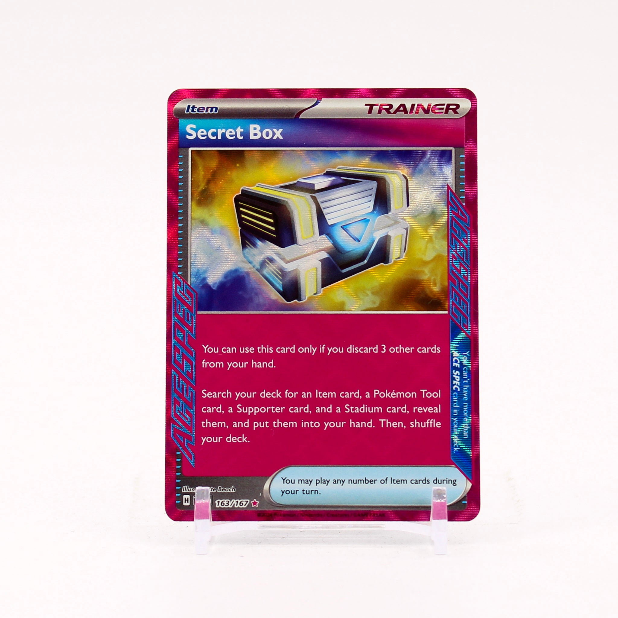 Secret Box - 163/167 Twilight Masquerade ACE SPEC Holo Rare Trainer - NM/MINT