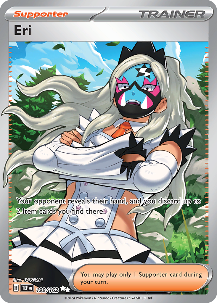Eri - 199/162 Temporal Forces Ultra Rare Holo Pokemon - NM