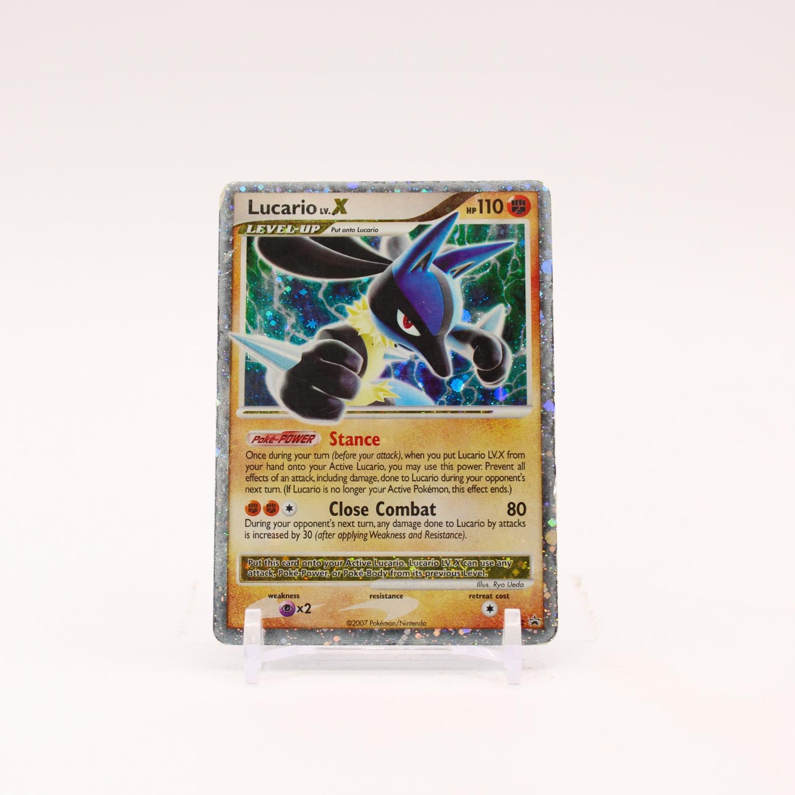 Lucario LV.X - DP12 Diamond and Pearl Holo Promo Pokemon - DMG