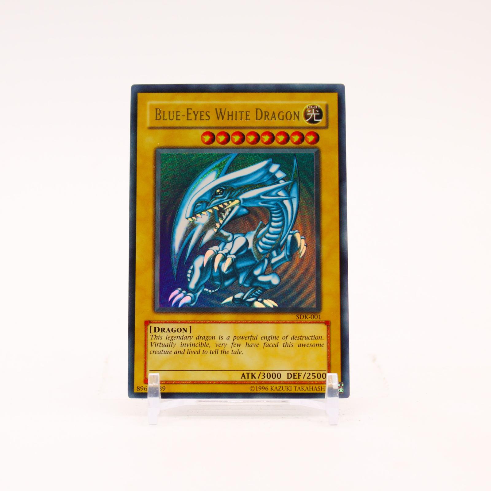 Blue-Eyes White Dragon - SDK-001 Starter Deck Kaiba Ultra Rare Yu-Gi-Oh - LP/MP