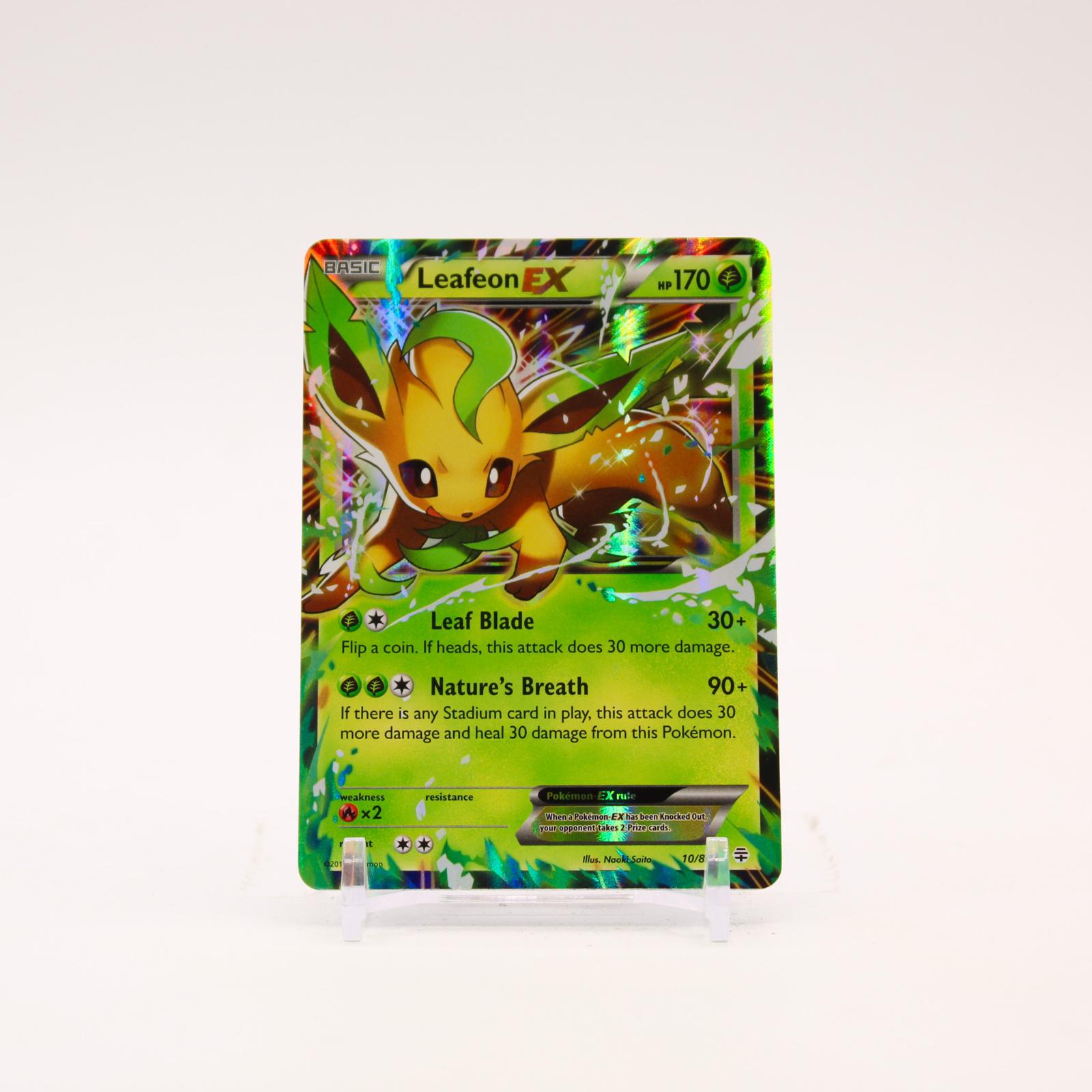 Leafeon EX - 10/83 Generations Holo Ultra Rare Pokemon - LP/MP